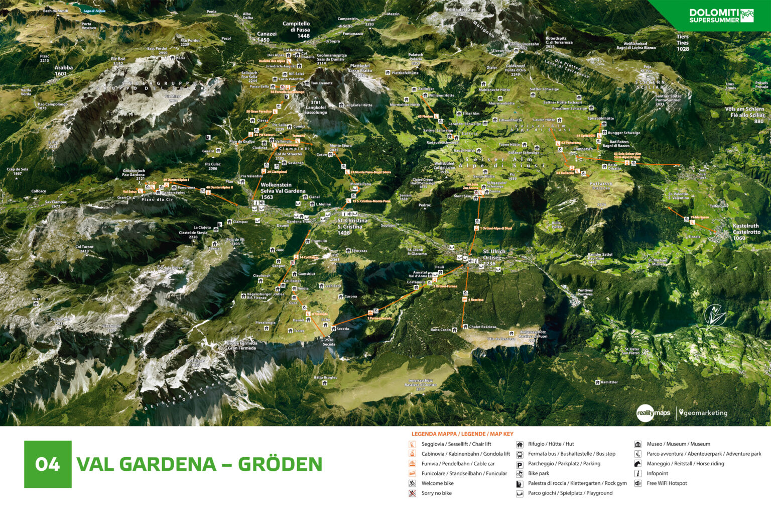 Val Rendena Mappa Mappa Selva Valgardena – DoveMontagna