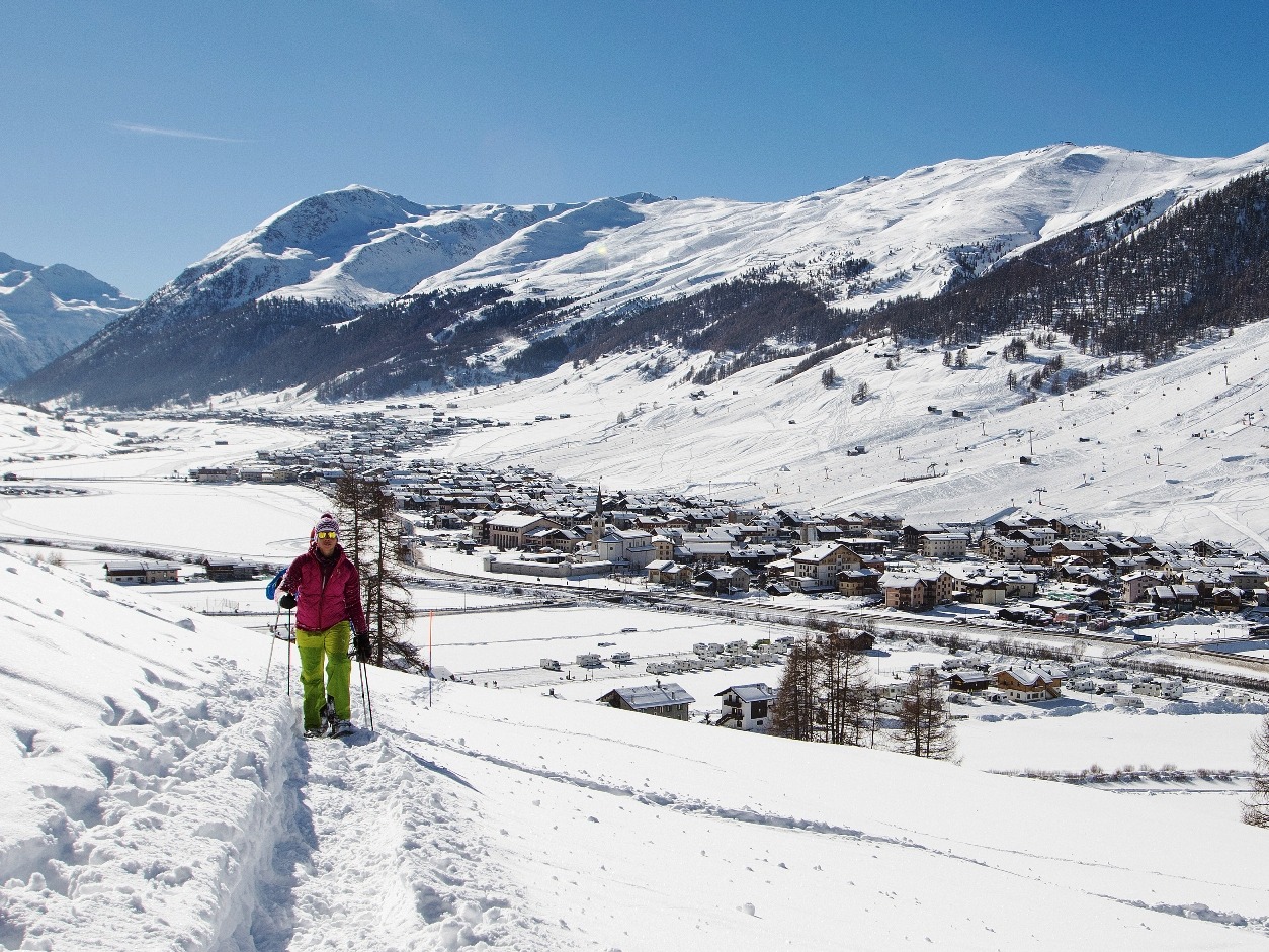 Roby TRab, ciaspolare a Livigno